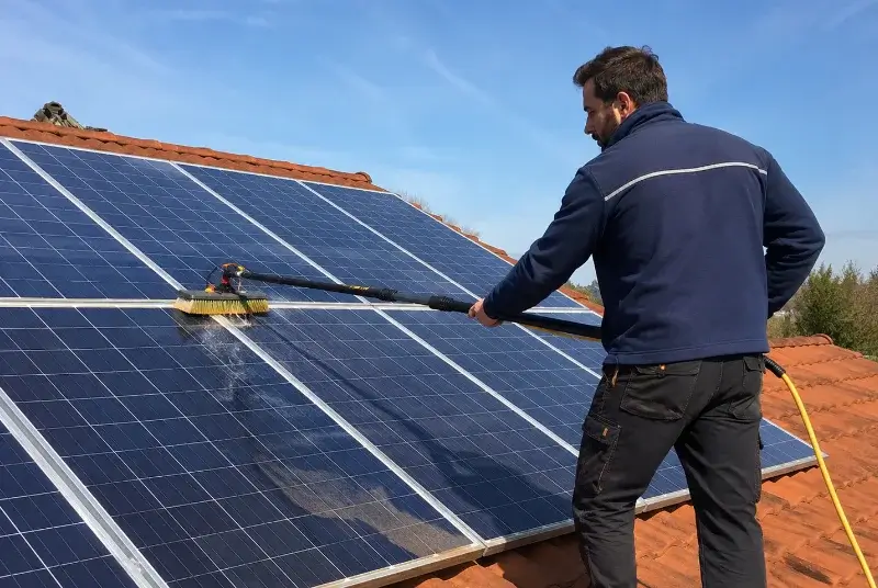 Nettoyage et entretien de panneaux solaires à Champeaux